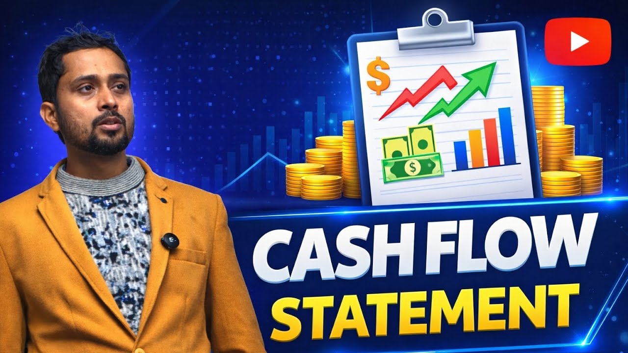 Cash Flow Statement from Basics to Advanced | Easy Explanation⚡⚡