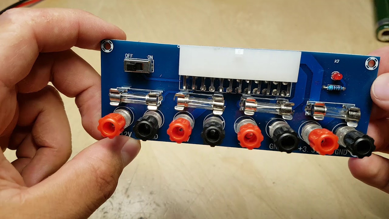 24Pin XH-M229 ATX power supply Breakout board from ICStation
