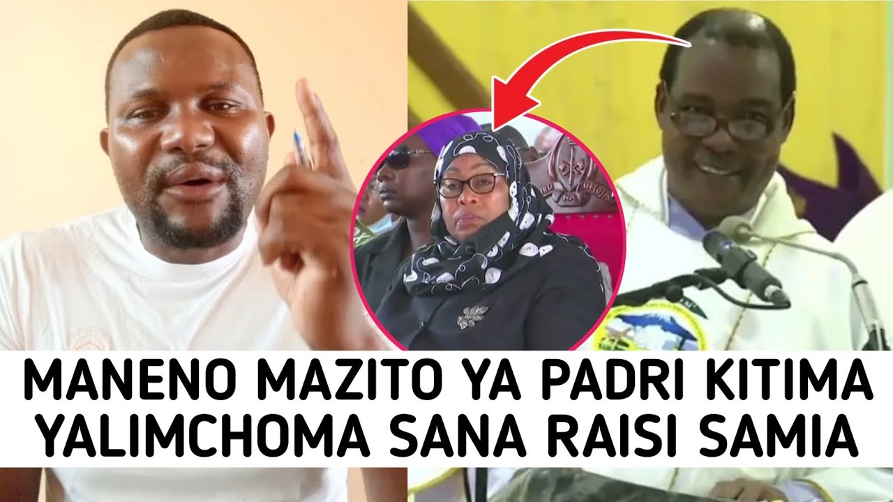 KUMBE PADRI KITIMA ALIPANGA KUMDHALILISHA RAISI SAMIA MANENO YAKE YALIMKERA SANA AKAONDOKA MSIBANI