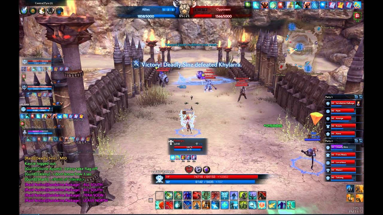 Tera PvP: Mystic in Battlegrounds