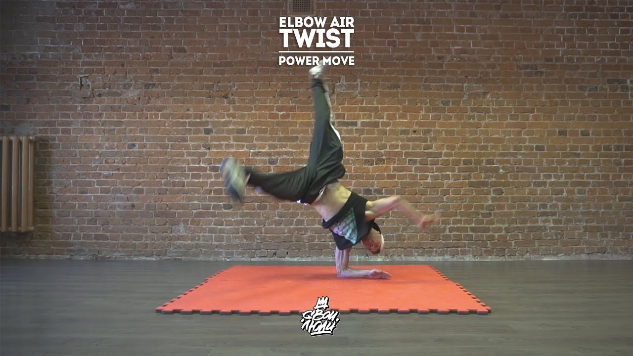 18. Elbow air (Twist) | Видео уроки брейк данс от 