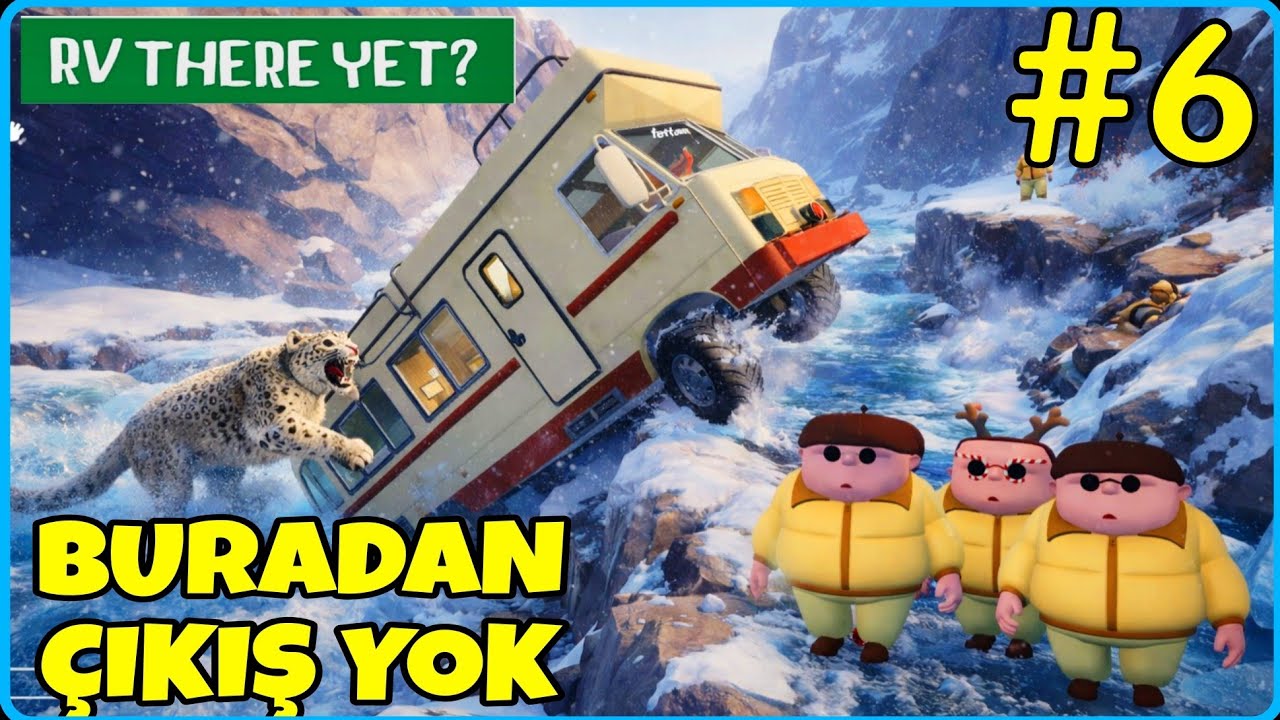 BUZ TUTMUŞ NEHİRDEN GEÇTİK🔸️KAR LEOPARI SALDIRDI🔸️BİTMEYEN YOLCULUK🔸️RV THERE YET?