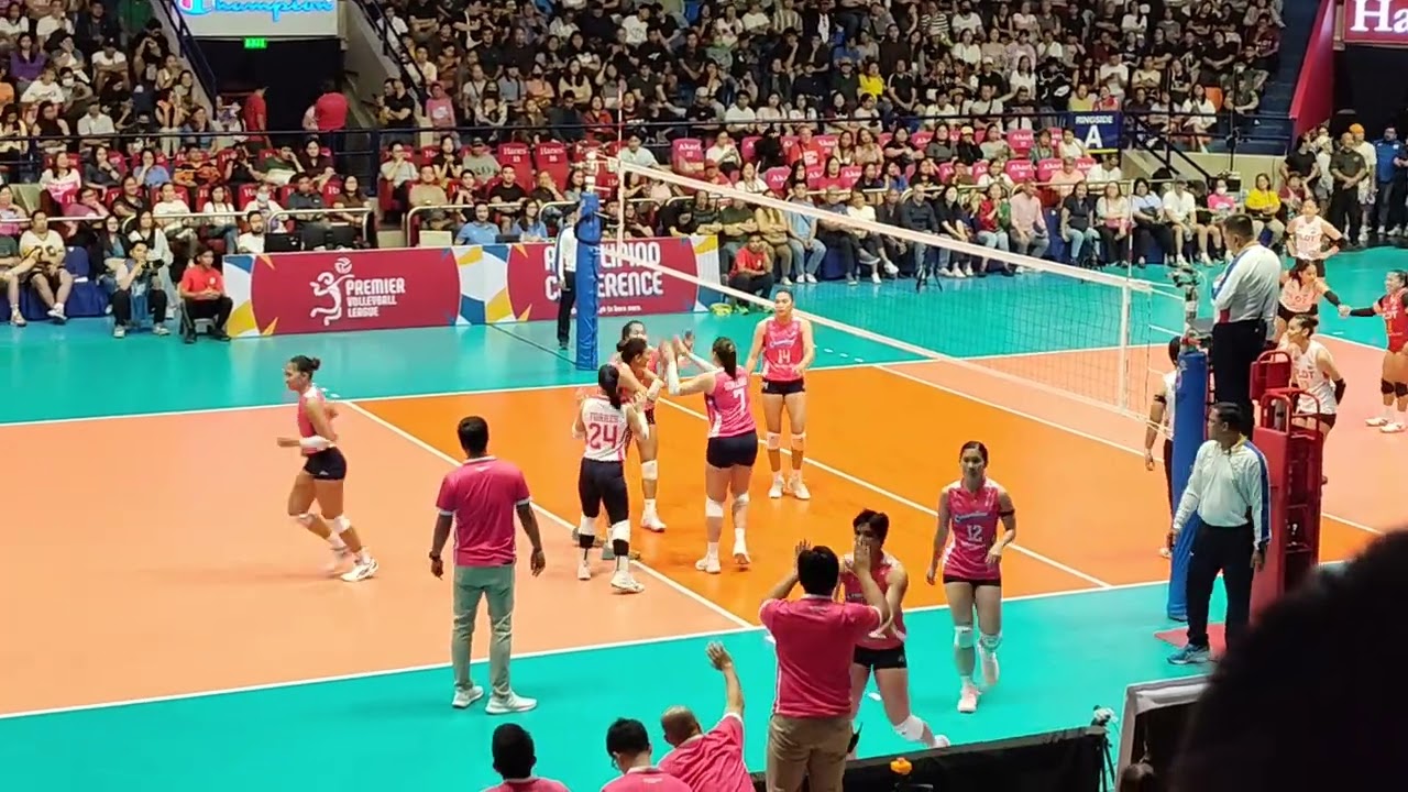 huli kita ng referee😅 creamline vs pldt