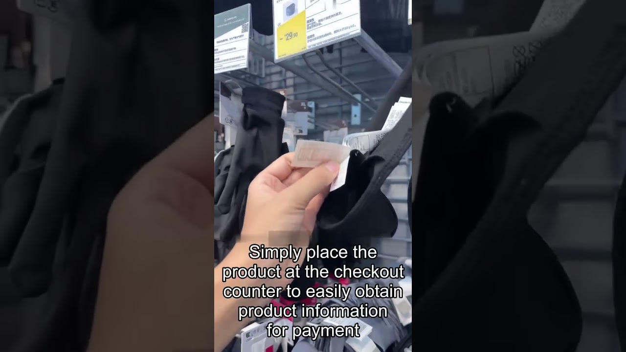 Each item is labeled with an rfid tag, and finding a tag is the key to self-checkout. seikorfid.com