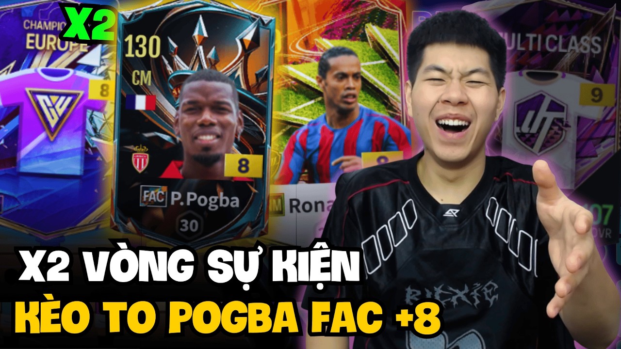 BÙNG NỔ 2 VÒNG SỰ KIỆN CÙNG SIÊU KÈO HƠN 5 TRIỆU TỶ POGBA FAC +8, BELLINGHAM 26TOTY LÊN +5 DỄ DÀNG