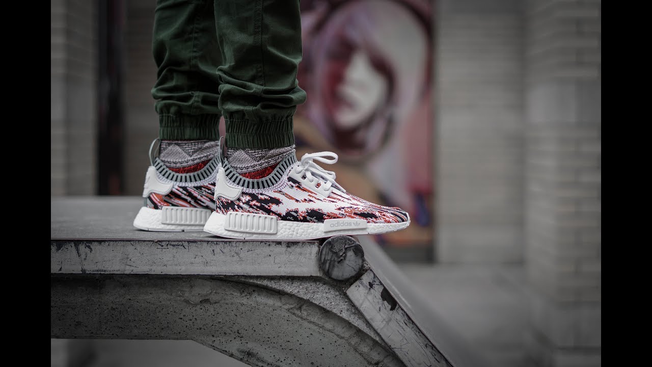 MOST OUTLANDISH BOOST SHOE (SNS DATAMOSH NMD ON FEET REVIEW)