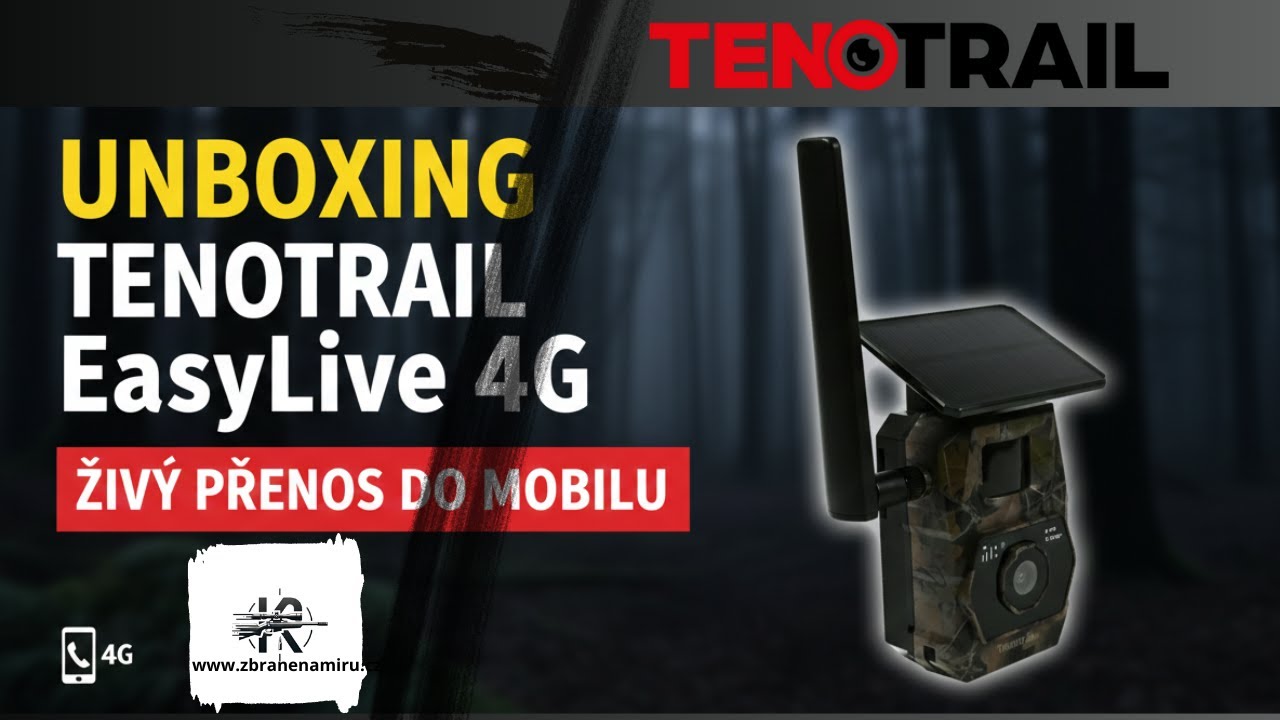 UNBOXING: TenoTrail EasyLive 4G &ndash; Fotopast s živ&yacute;m přenosem!
