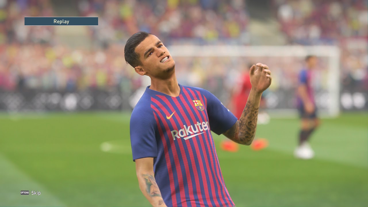 [4K HDR] PES 2019 DEMO FC Barcelona vs Liverpool PS4 Pro