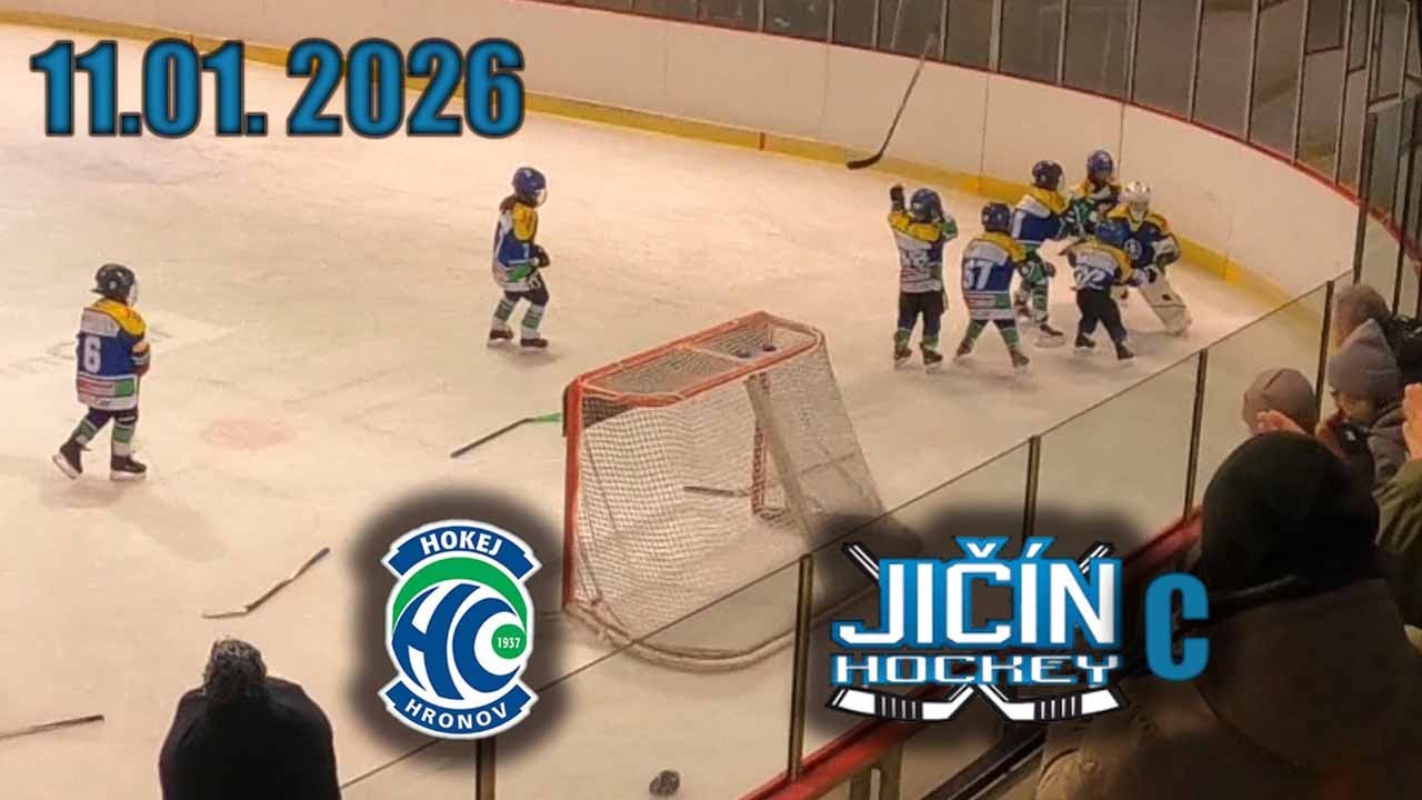 2026 11.01. Hokejový zápas - Hronov vs Jičín C - Sestřih