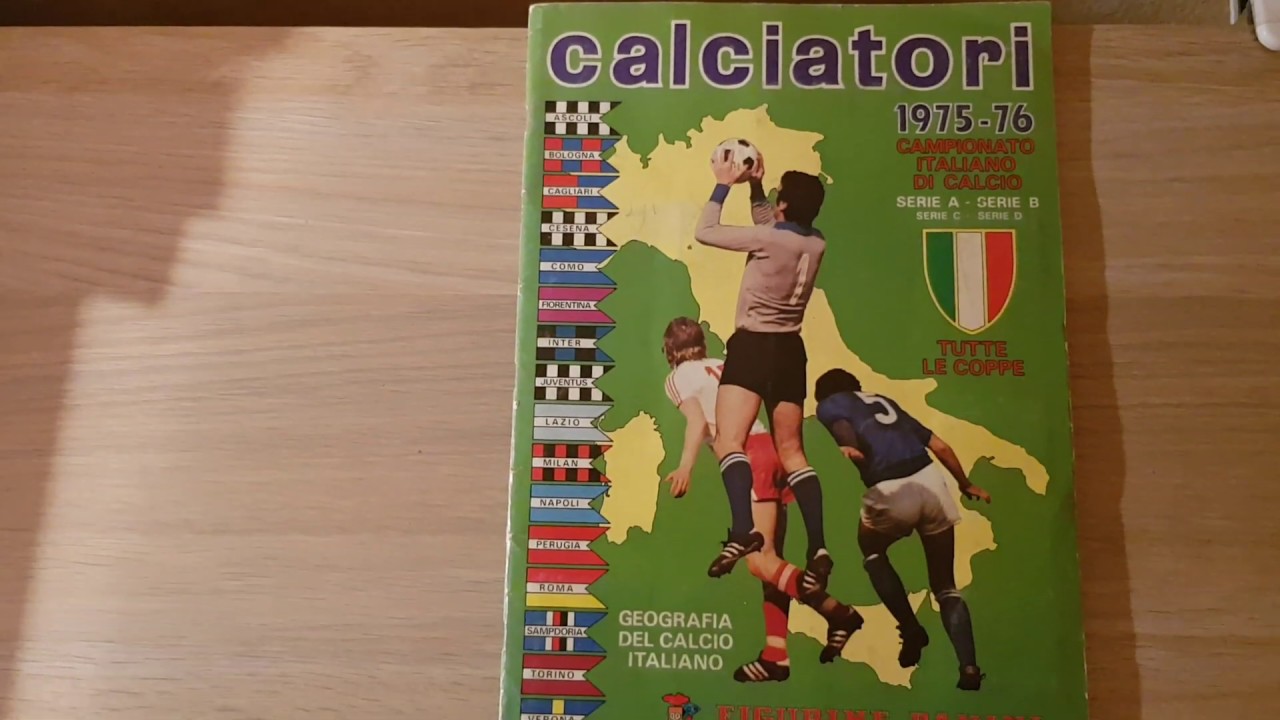 Album figurine calciatori Panini 1975 1976