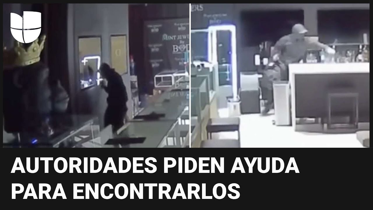 Ladrones roban medio millón de dólares en joyas de una tienda en Florida: autoridades los buscan