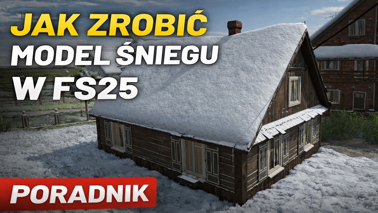 Jak zrobić model śniegu do Farming Simulator | Blender Tutorial FS