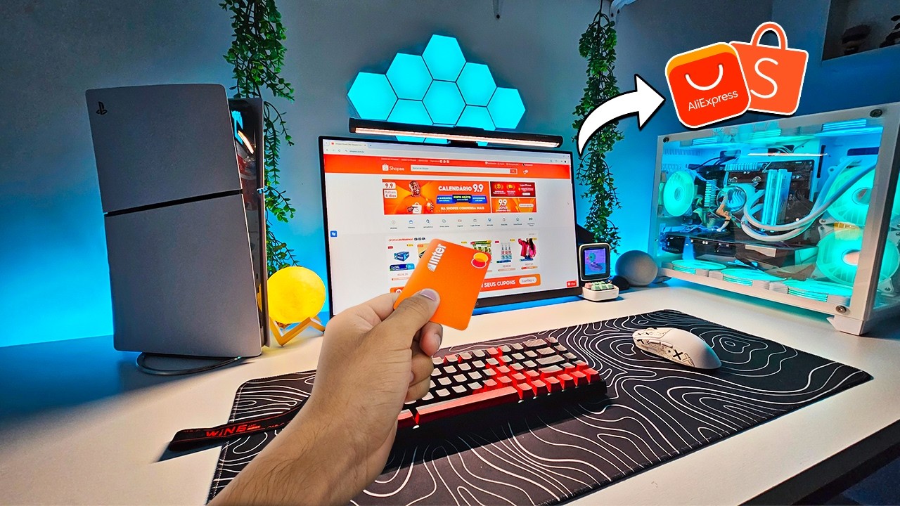 Fiz as Melhores Compras Pro Meu Setup Gamer em 2025! (só coisa boa)
