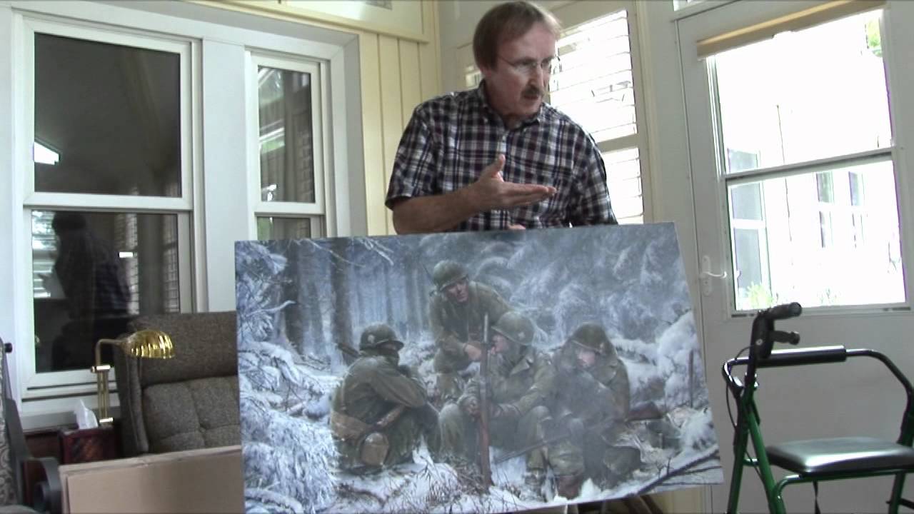 Dick Winters reacts to the 