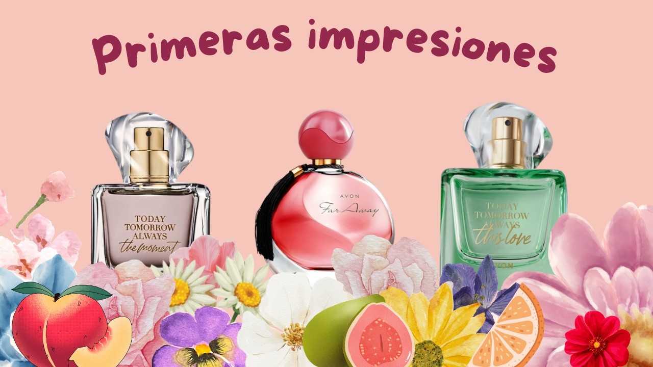 Probando perfumes de AVON 🍉💐🍑