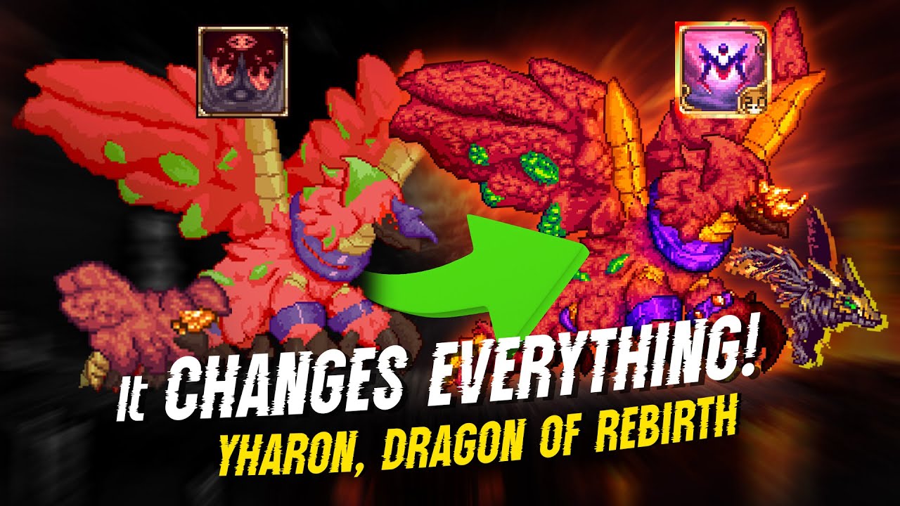 EVOLUTION of YHARON | Terraria Calamity Mod Evolution (2016-2025)