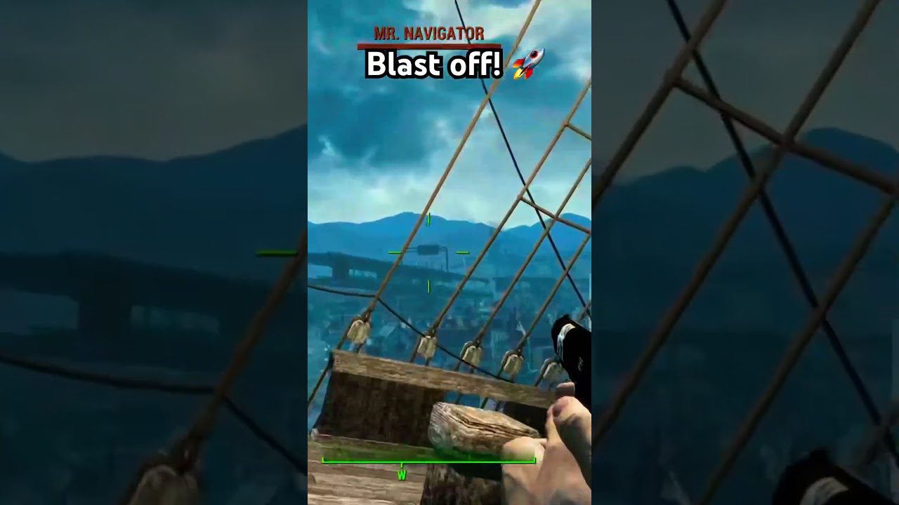 What happens if you stay on the U.S.S Constitution in Fallout 4? 😂#fallout4 #fallout4mods