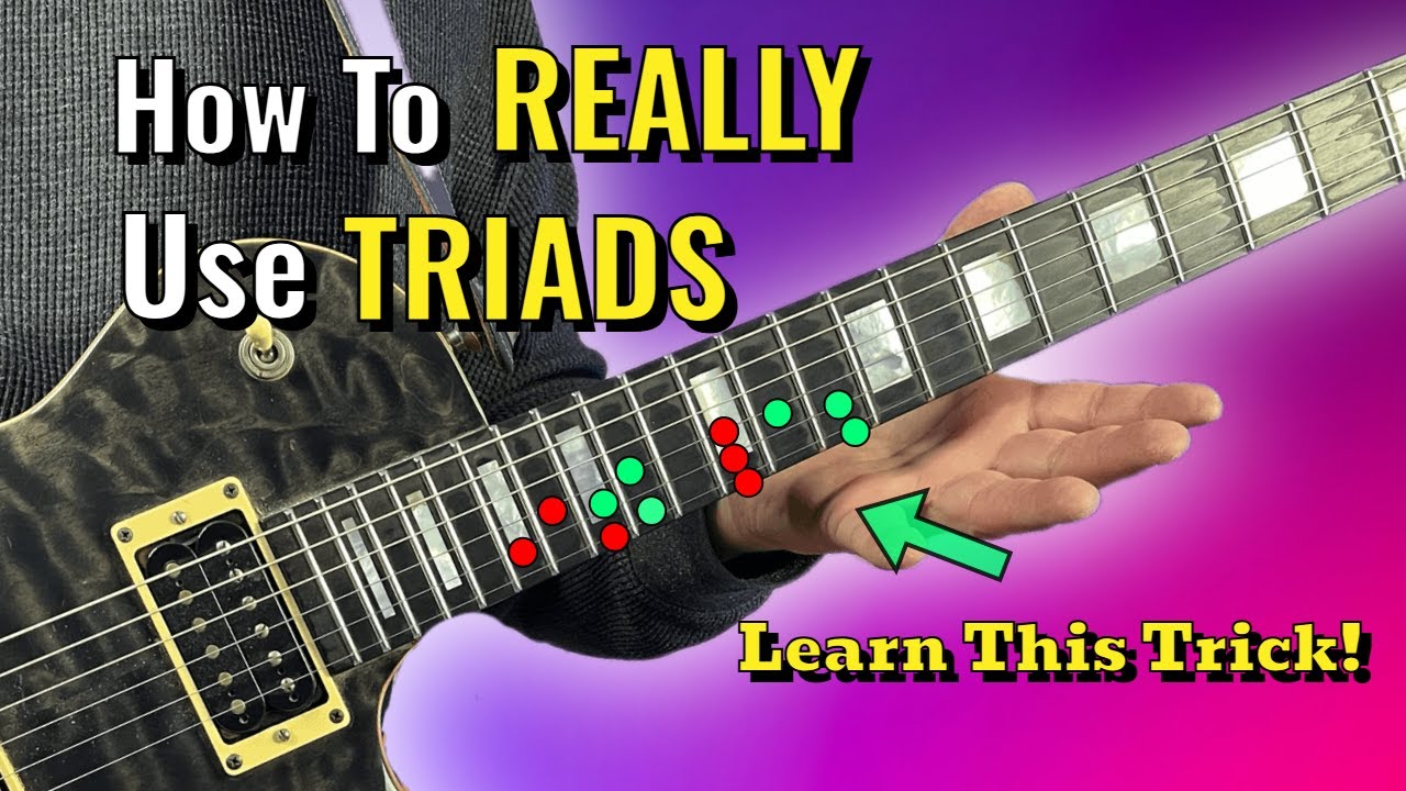 FORGET Scales! You Can Do It ALL With TRIADS! (Soloing Secret!)