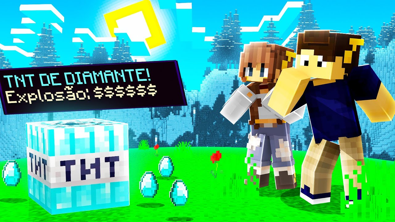MINECRAFT, mas podemos fazer NOVOS TIPOS de TNT!