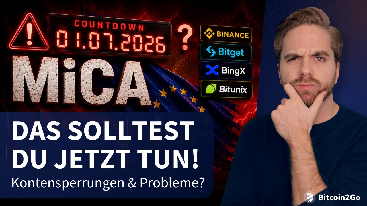 ACHTUNG: MiCA-Frist l&auml;uft ab: So verh&auml;ltst du dich richtig!