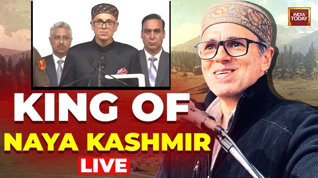 Omar Abdullah Swearing-In LIVE: Omar Abdullah Takes Oath As Jammu-Kashmir Chief Minister | LIVE
