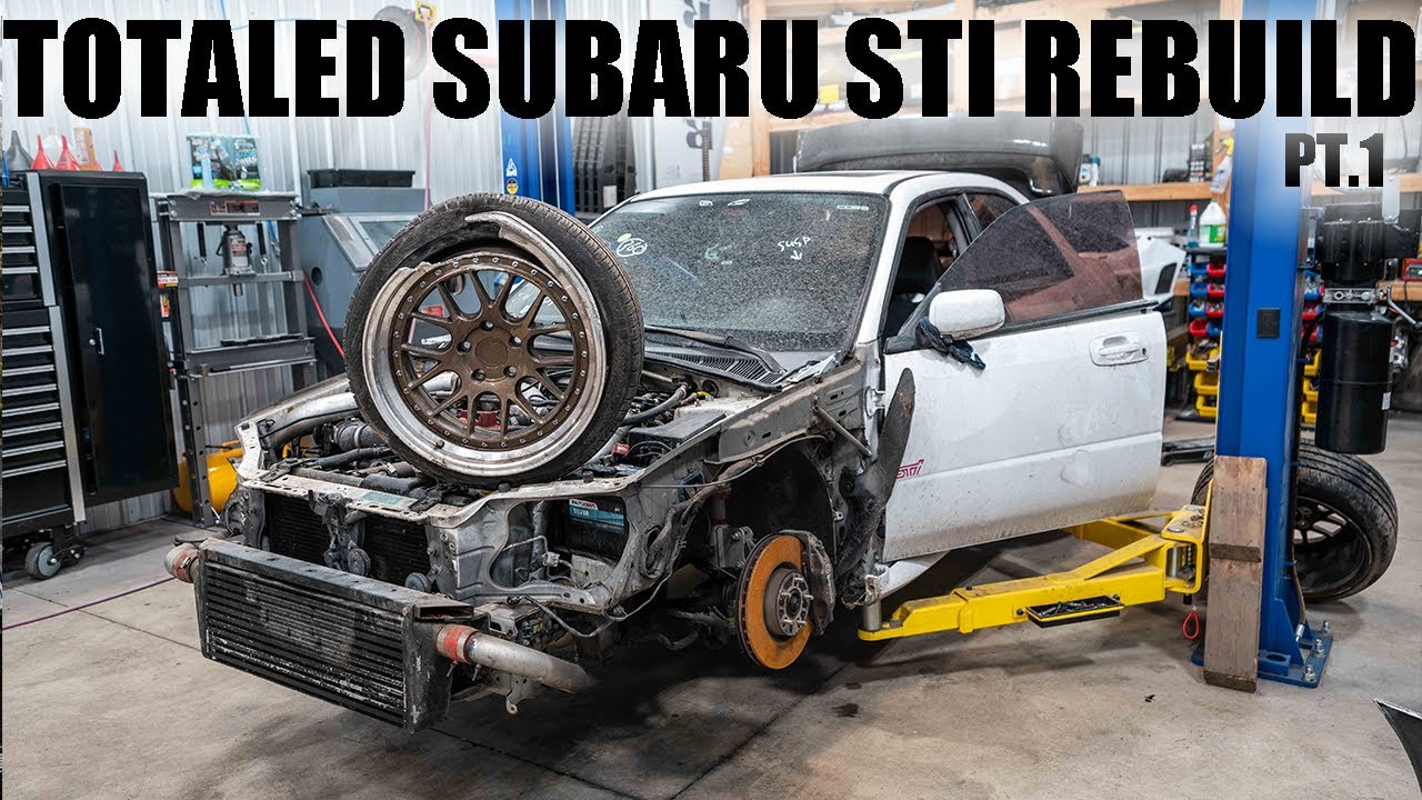 Rebuilding a WRECKED Subaru STI
