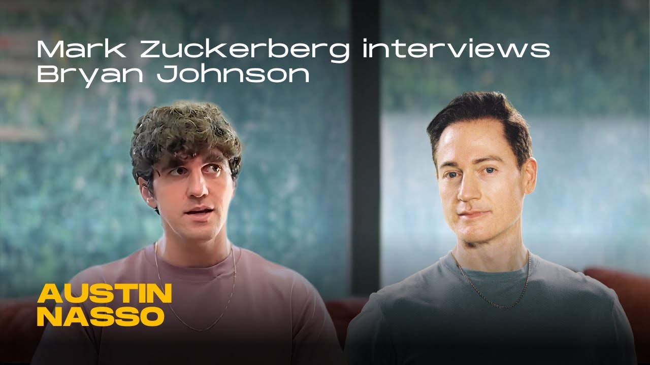Mark Zuckerberg Interviews Anti-Aging CEO Bryan Johnson