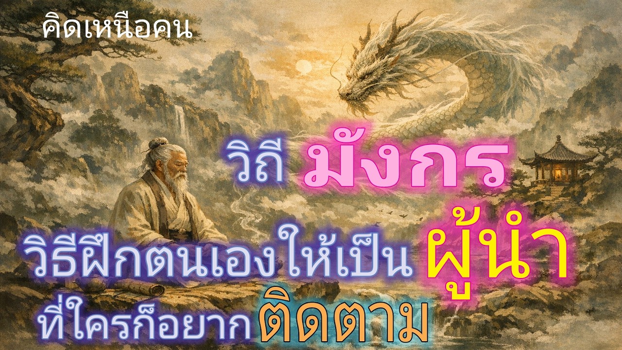 วิถีมังกร : วิธีฝึกตนเองให้เป็นผู้นำที่ใครก็อยากติดตาม | ผู้นำที่แท้จริง | คิดเหนือคน