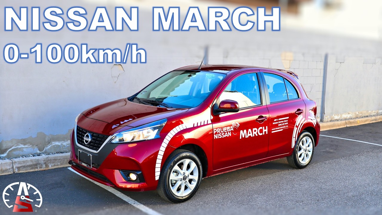 Nissan March - El citadino que sigue, sigue y sigue (0-100km/h y Frenado)