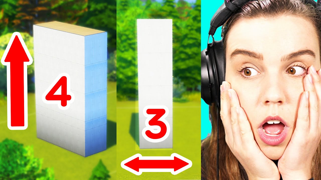 THIN HOUSE BUILD CHALLENGE! (3 Tiles Wide)