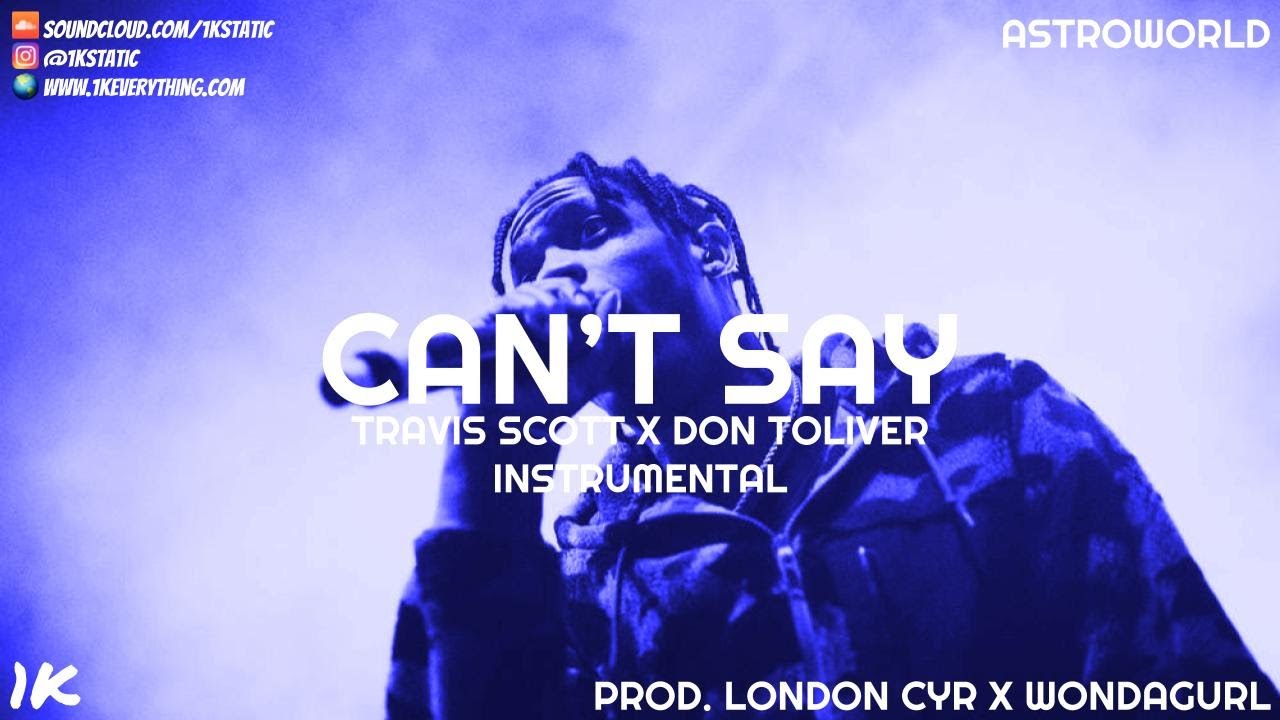 Travis Scott - CAN'T SAY (Instrumental)