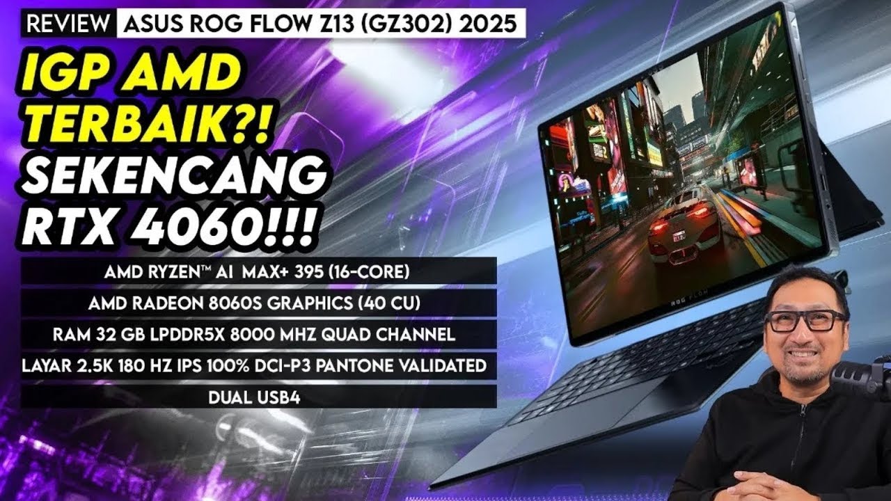Tablet Gaming AMD Paling Kencang Utk Gaming & Content Creation: Review ASUS ROG Flow Z13 (GZ302)