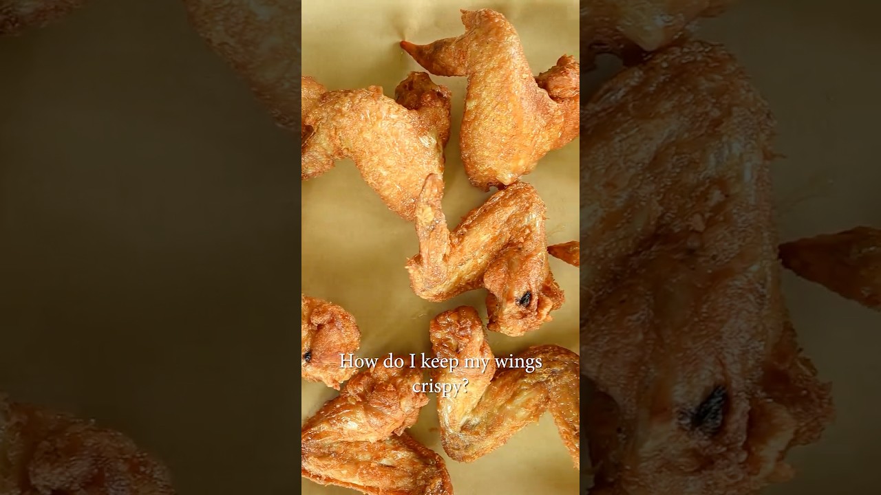 Fry Twice to Make it Nice - Chicken Wings!