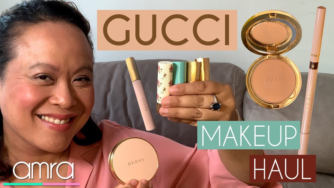 Gucci Beauty Makeup - Haul and Swatches - Makeup Try On