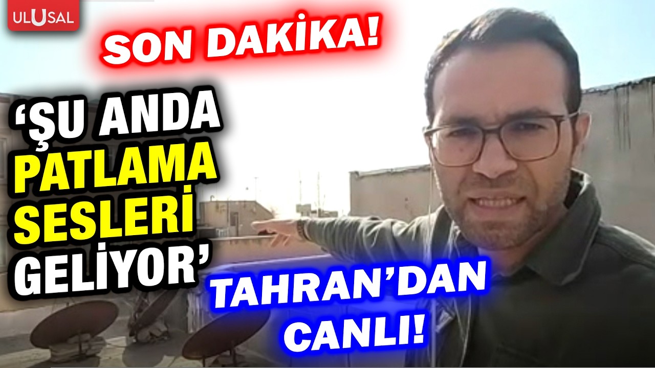 İran sokaklarından canlı! Tahran'da dumanlar yükseldi! Gürkan Demir bildiriyor