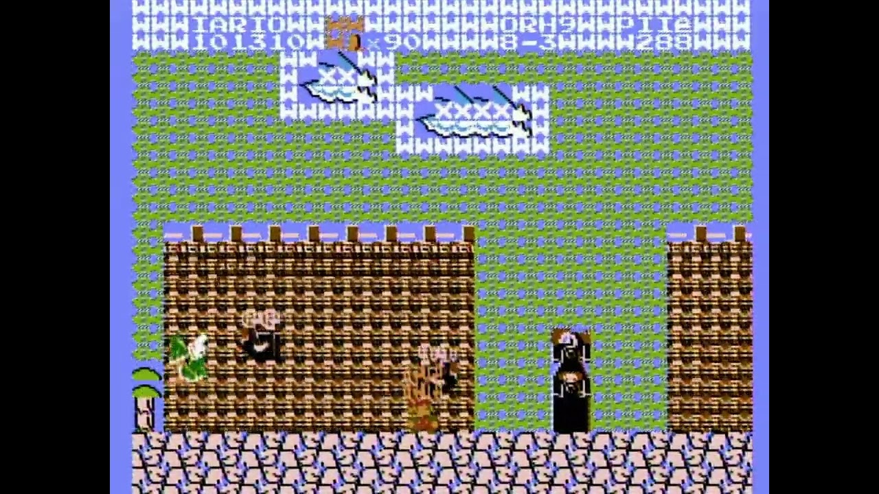 beating mario on a dying NES