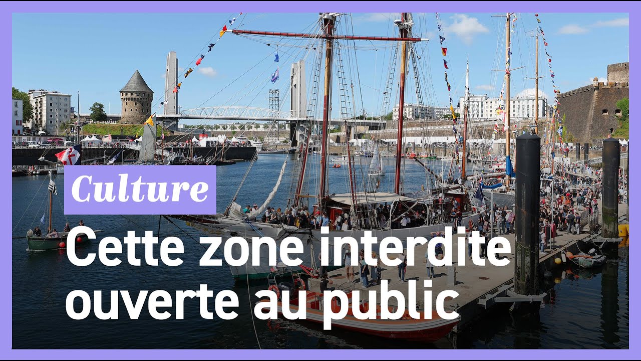 La base militaire de Brest, cette zone interdite ouverte au public pour les Fêtes maritimes