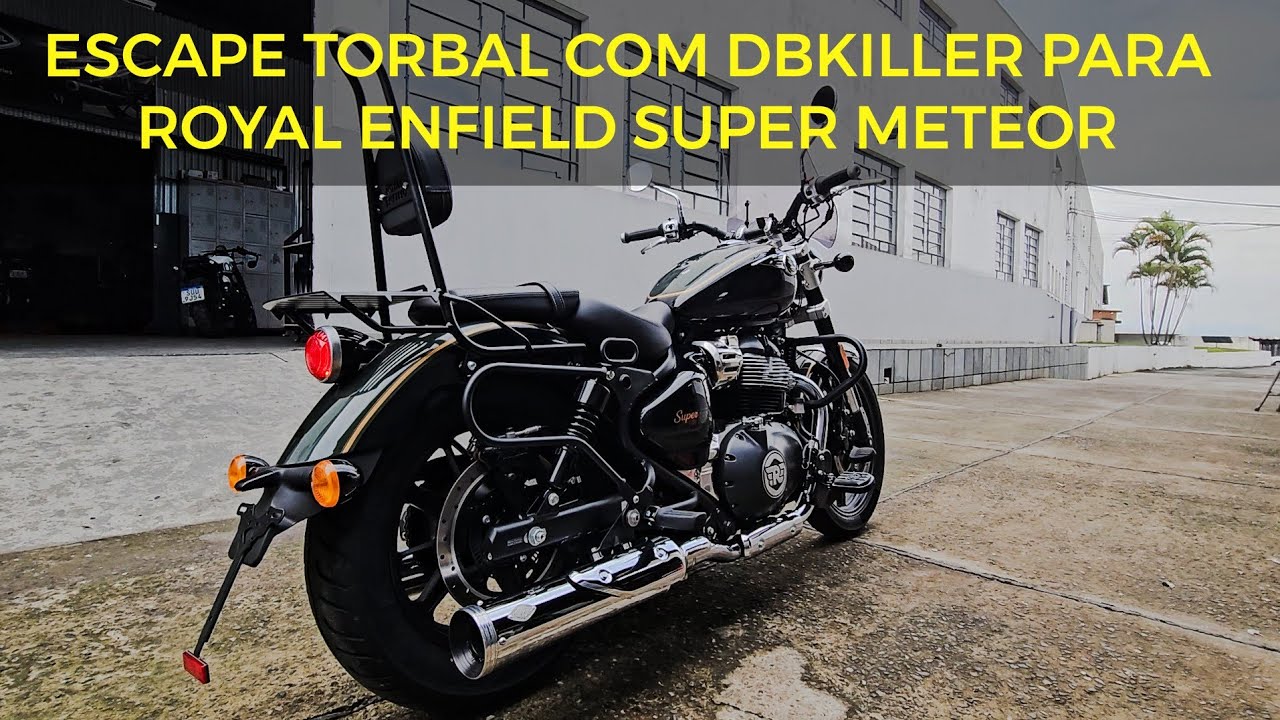 Escape Torbal com Dbkiller para Royal Enfield Super Meteor 650