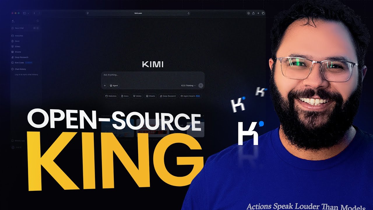 Kimi K2.5 is the king of open source AI models
