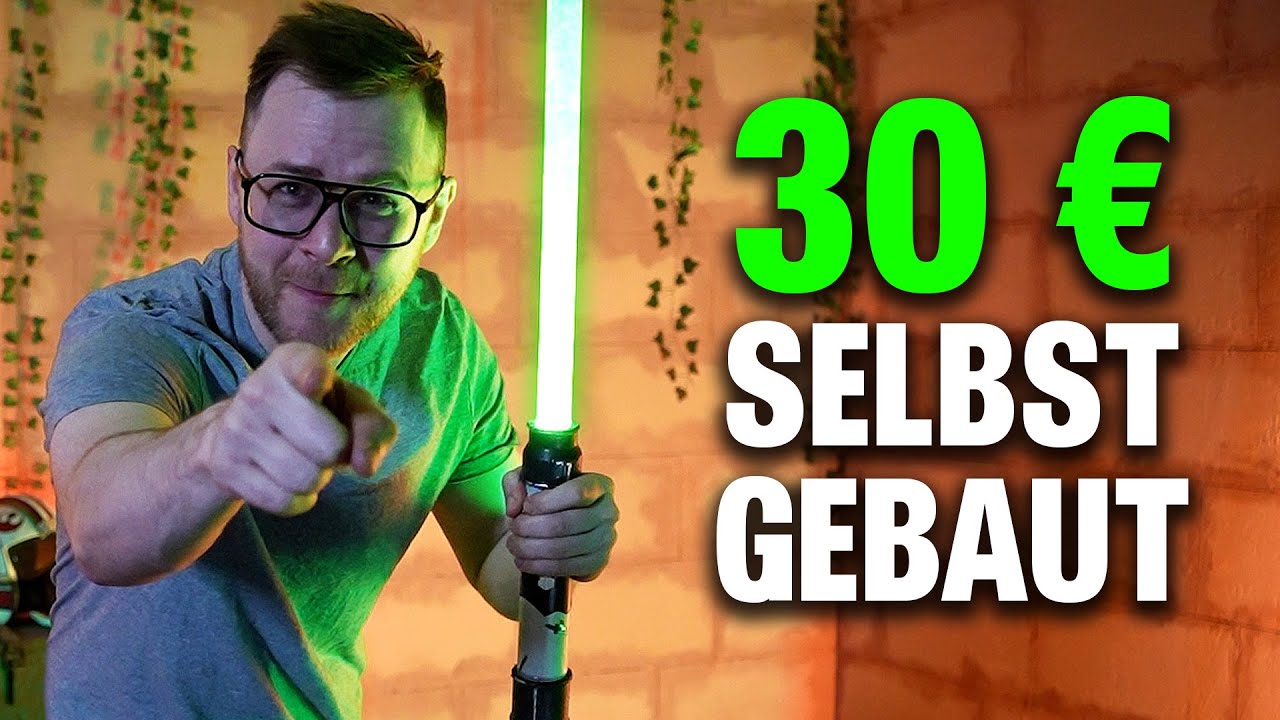 Eigenes Lichtschwert für 30 Euro gebaut 😍 | Star Wars ​