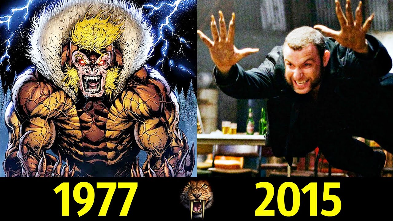 🐱 Саблезубый - Эволюция (1977 - 2015) ! Все Появления Виктора Крида 💪!