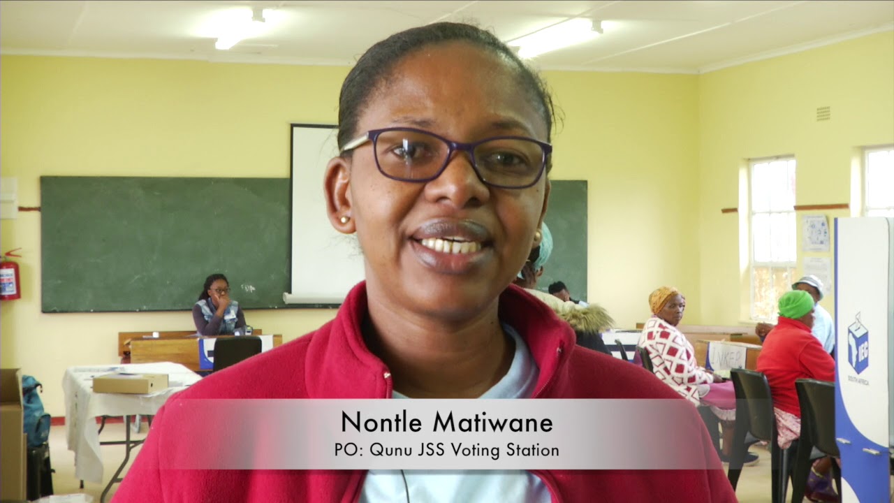 Qunu residents cast their votes at Qunu Junior Secondary School