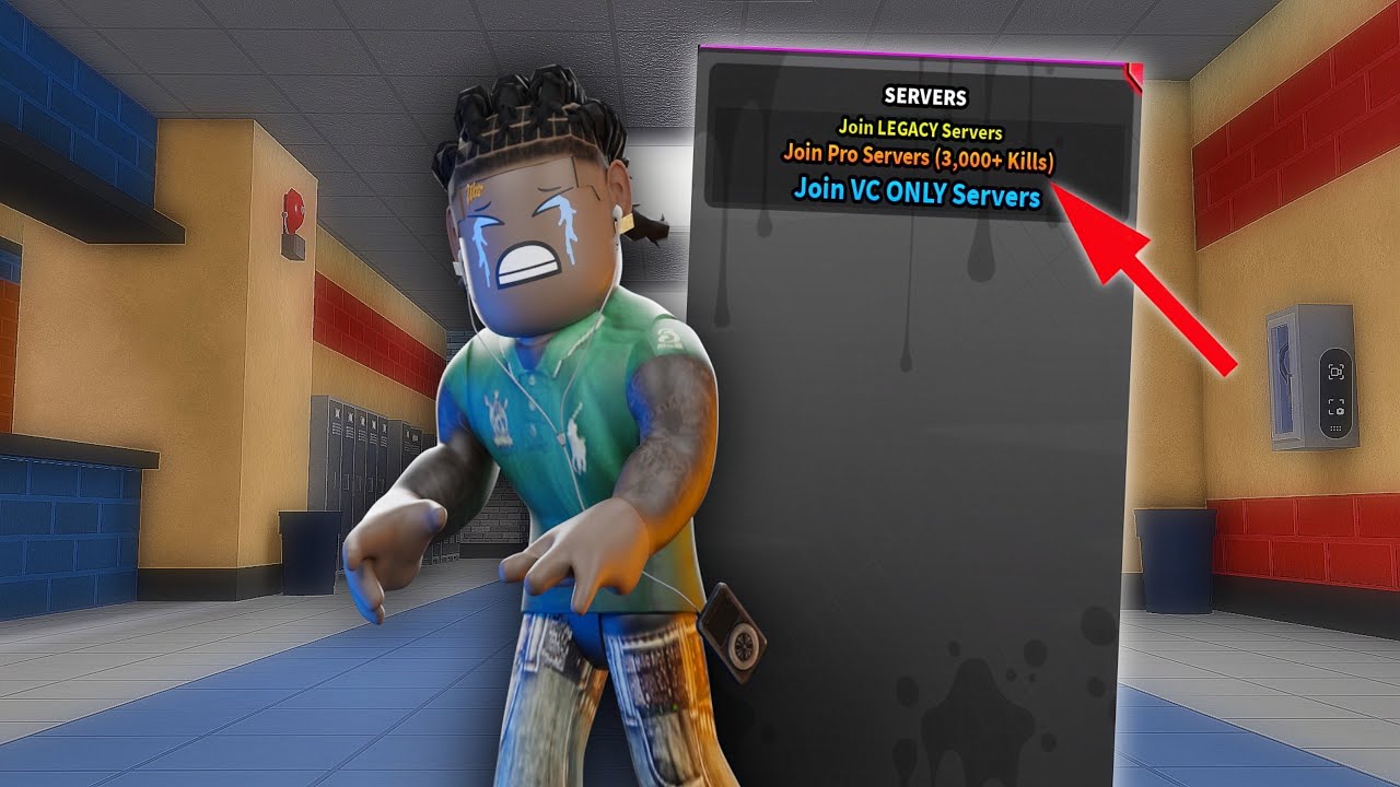 Я присоединился к САМОМУ СТРАШНОМУ серверу в Roblox — Fight In The School!