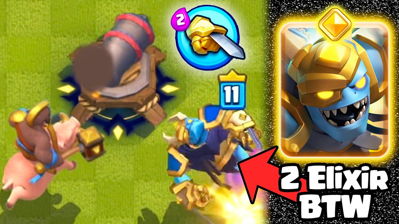 hog rider with hero mega minion is INSANE