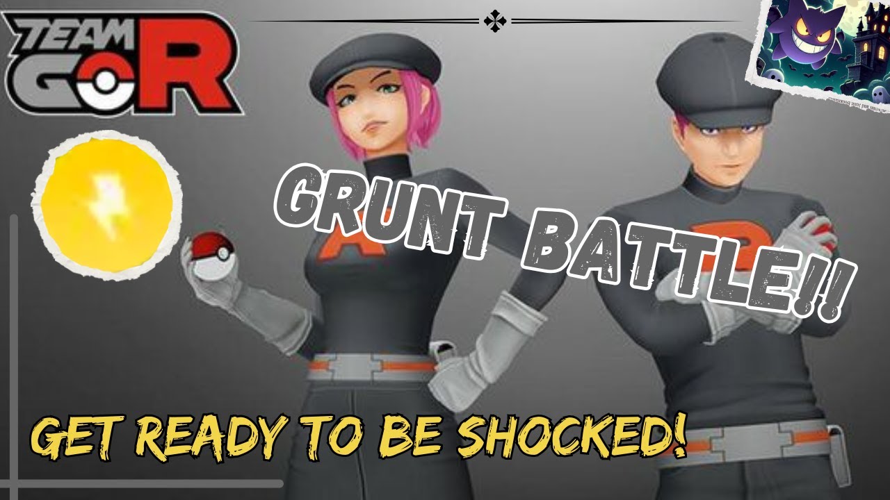Shadow Mamoswine defeats Team Rocket Electric Grunt