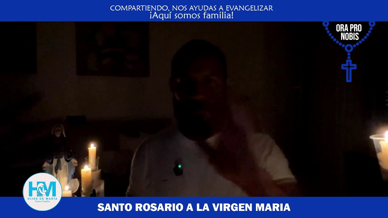 Santo Rosario a La Virgen María, misterios gozosos 23-2-2026