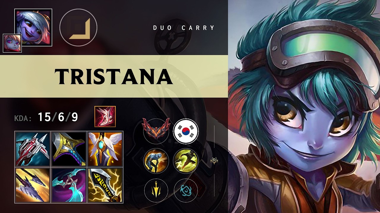 Tristana ADC vs Xayah - KR Grandmaster Patch 26.19