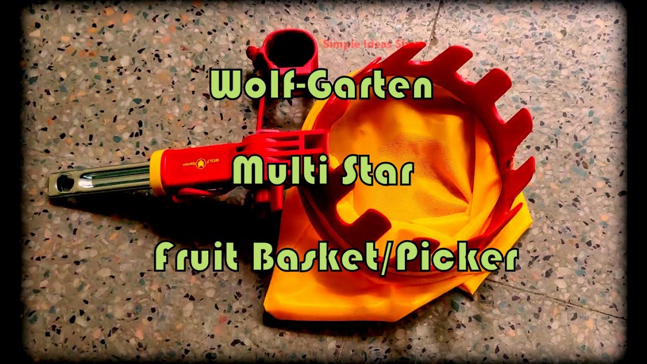 Wolf-Garten Multi Star Fruit Basket/Picker overview