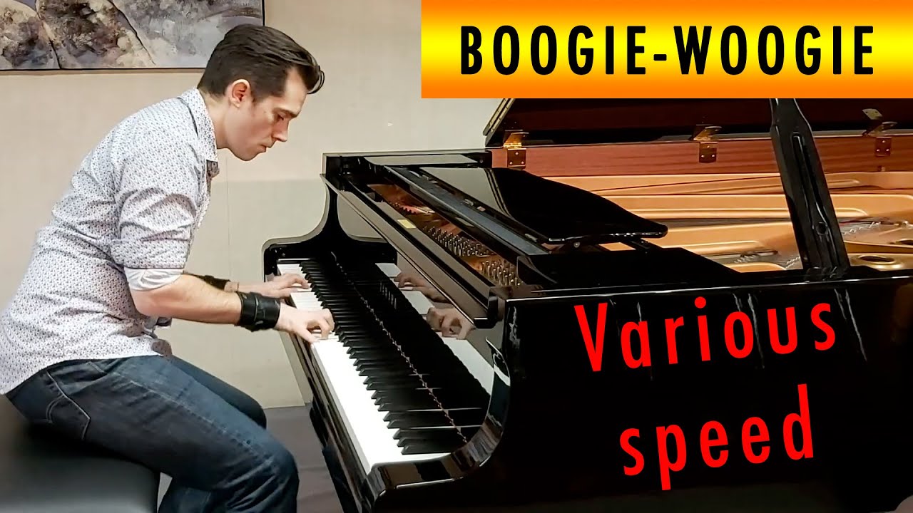 Extreme vary speed boogie woogie piano blues - Ben Toury