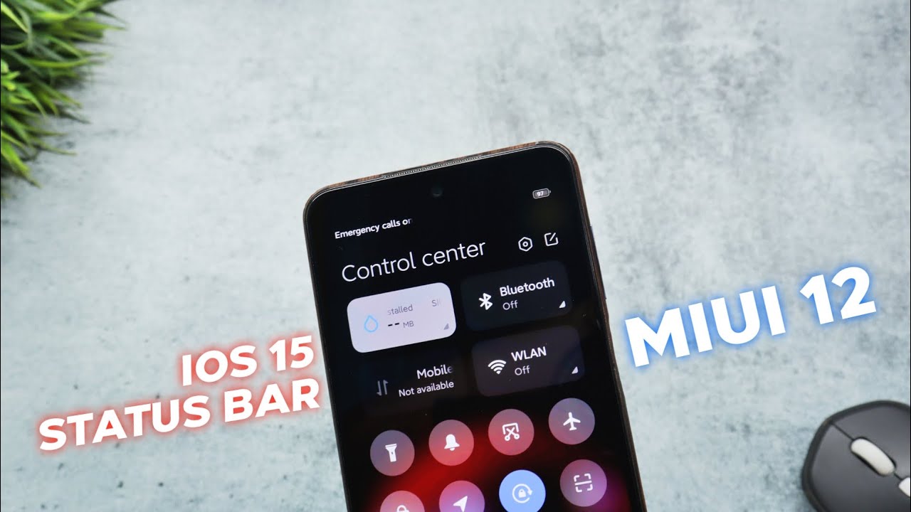 Change MIUI 12 To iOS 15 Status Bar On Any Xiaomi Device | Install iPhone Status Bar On Miui